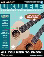 cover All About Ukulele Guitar and Fretted sheet music cover